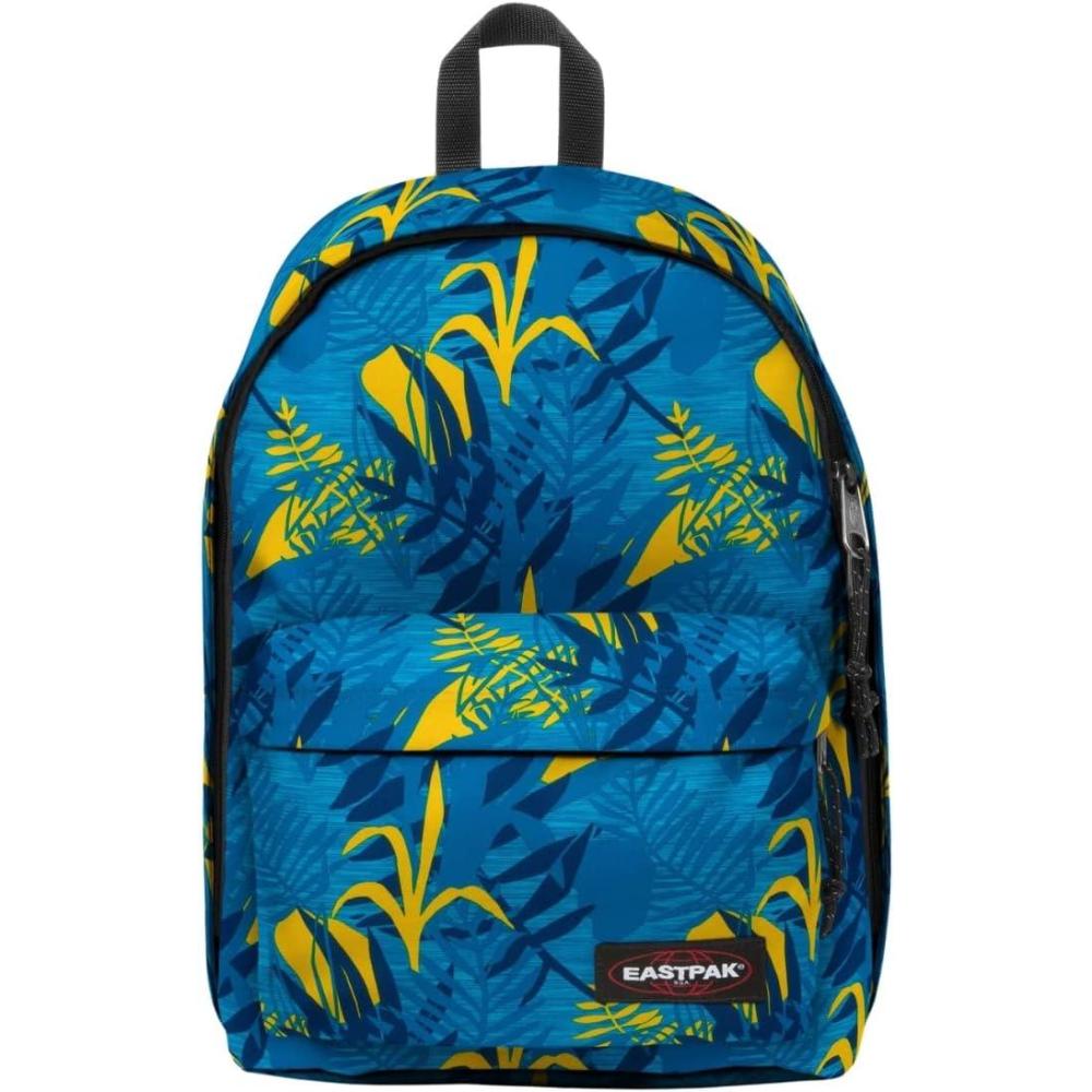 imageEASTPAK Out Of Office  31L Backpack with Dual Compartments 16 Laptop Sleeve Security Pocket Bottle Holder ampamp Air Mesh Straps Ultra MarineBrize Turquoise