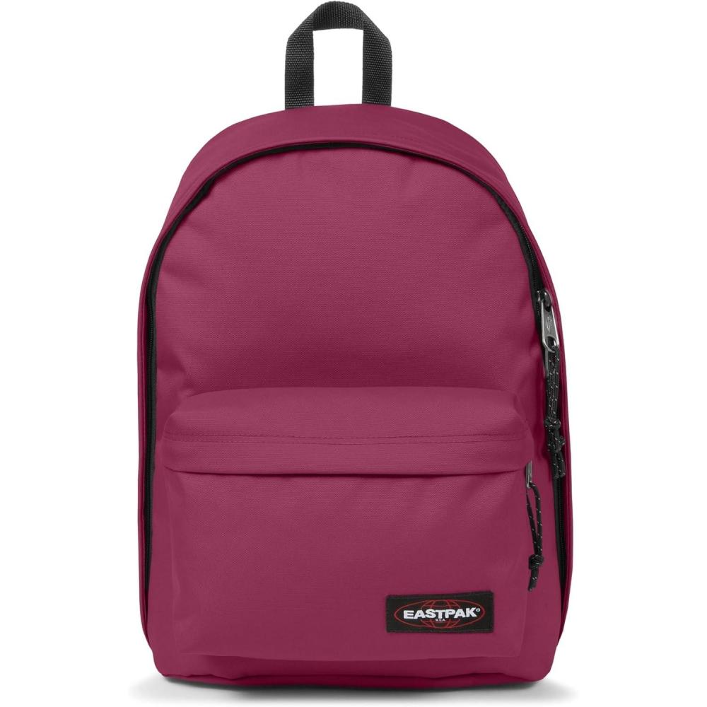 imageEASTPAK Out Of Office  31L Backpack with Dual Compartments 16 Laptop Sleeve Security Pocket Bottle Holder ampamp Air Mesh Straps Wine BurgundyWine Burgundy