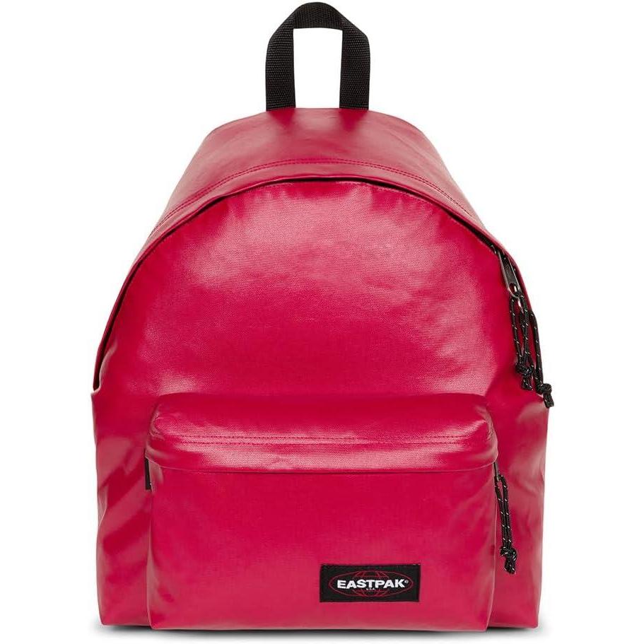 imageEASTPAK Padded PakR  24L Iconic Backpack with Front Pocket WaterResistant Fabric Vegan Materials ampamp Adjustable Straps Checker Wine BurgundyGlossy Saffron