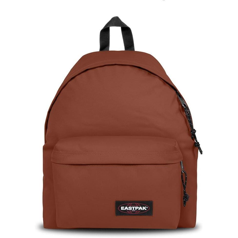 imageEASTPAK Padded PakR  24L Iconic Backpack with Front Pocket WaterResistant Fabric Vegan Materials ampamp Adjustable Straps Checker Wine BurgundyNutmeg Brown