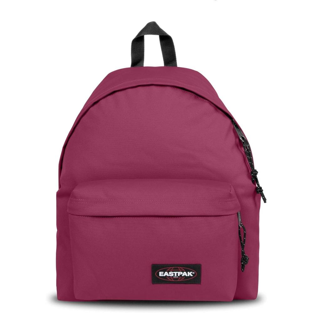 imageEASTPAK Padded PakR  24L Iconic Backpack with Front Pocket WaterResistant Fabric Vegan Materials ampamp Adjustable Straps Checker Wine BurgundyWine Burgundy