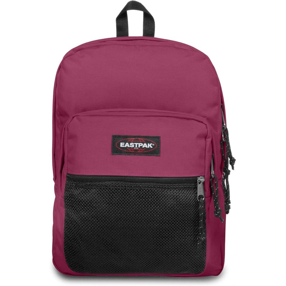 imageEASTPAK Pinnacle  38L Everyday Backpack with Dual Compartments Organizer Front Pocket Quilted Back Panel ampamp Shaped Shoulder Straps BlackWine Burgundy