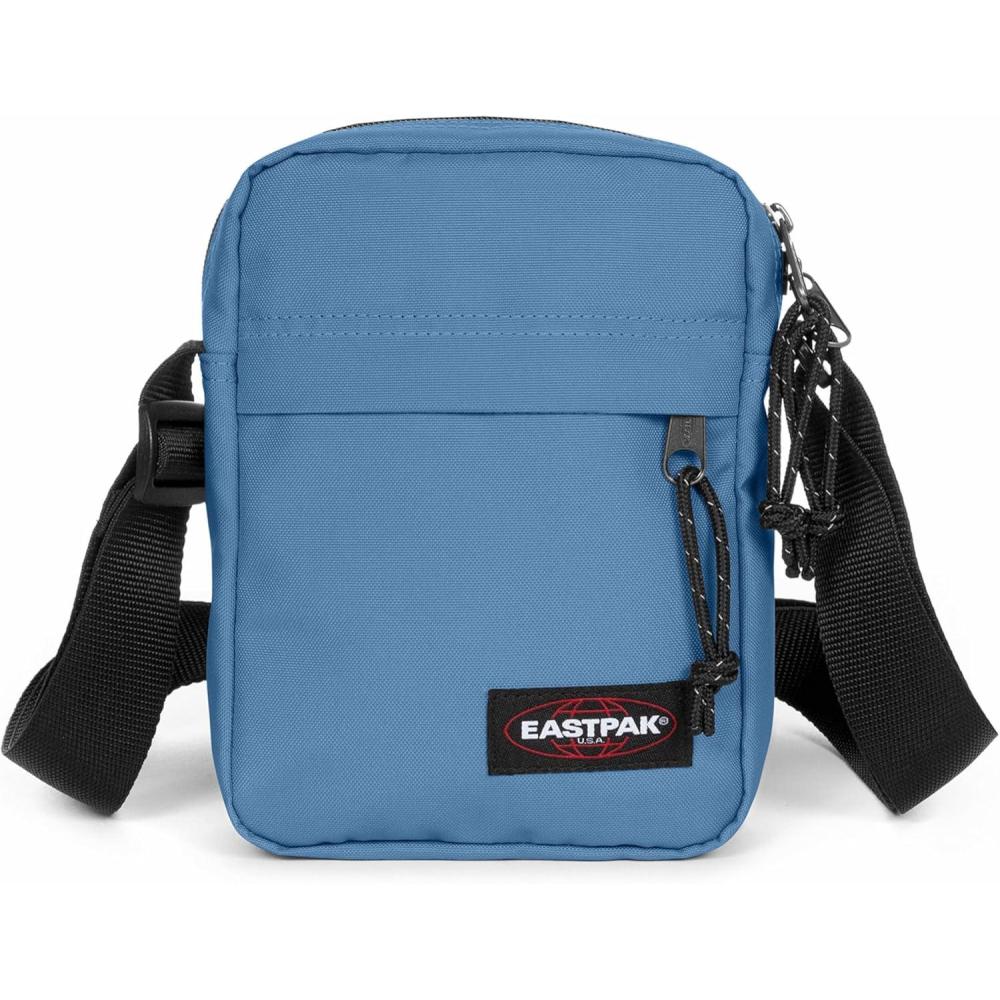 imageEASTPAK The One  Compact Crossbody Bag with Multiple Zipped Pockets Adjustable Strap Everyday UtilityAviator Blue