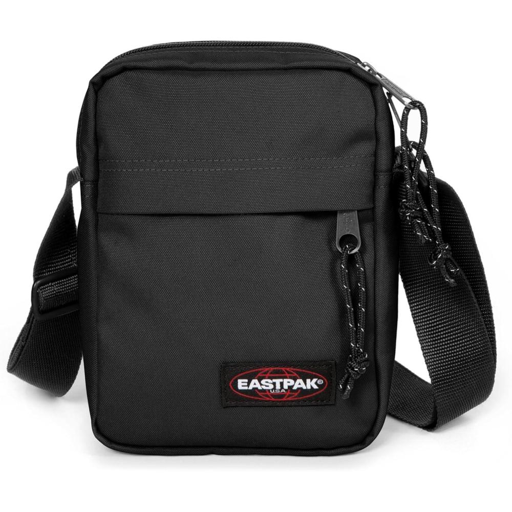 imageEASTPAK The One  Compact Crossbody Bag with Multiple Zipped Pockets Adjustable Strap Everyday UtilityBlack