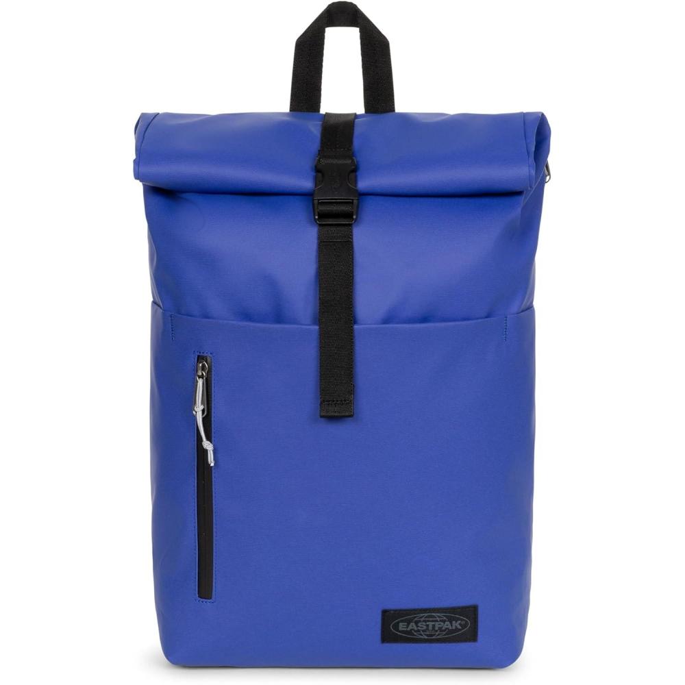 imageEASTPAK Up Roll  23L RollTop Backpack with 16quot Laptop Sleeve Security Pocket Bottle Holder ampamp WaterResistant Finish Tarp KhakiUltra Marine