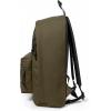 EASTPAK Out Of Office – 31L Backpack with Dual Compartments, 16” Laptop Sleeve, Security Pocket, Bottle Holder & Air Mesh Straps, Black Denim(Army Olive)
