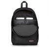 EASTPAK Out Of Office – 31L Backpack with Dual Compartments, 16” Laptop Sleeve, Security Pocket, Bottle Holder & Air Mesh Straps, Black Denim(Black)