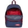EASTPAK Out Of Office – 31L Backpack with Dual Compartments, 16” Laptop Sleeve, Security Pocket, Bottle Holder & Air Mesh Straps, Ultra Marine(Kontrast Stripe Navy)