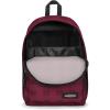 EASTPAK Out Of Office – 31L Backpack with Dual Compartments, 16” Laptop Sleeve, Security Pocket, Bottle Holder & Air Mesh Straps, Wine Burgundy(Checker Wine Burgundy/Dr Burgun)