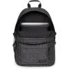 EASTPAK Padded Double – 24L Squared Backpack with Dual Front Pockets, 13” Laptop Sleeve, Bottle Holder & Padded Straps, Dark Grass(Refleks Space Black)