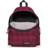 EASTPAK Padded Pak’R – 24L Iconic Backpack with Front Pocket, Water-Resistant Fabric, Vegan Materials & Adjustable Straps, Checker Wine Burgundy(Checker Wine Burgundy)