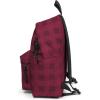 EASTPAK Padded Pak’R – 24L Iconic Backpack with Front Pocket, Water-Resistant Fabric, Vegan Materials & Adjustable Straps, Checker Wine Burgundy(Checker Wine Burgundy)