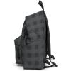 EASTPAK Padded Pak’R – 24L Iconic Backpack with Front Pocket, Water-Resistant Fabric, Vegan Materials & Adjustable Straps, Checker Wine Burgundy(Checker Dark Grey/Black)