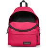 EASTPAK Padded Pak’R – 24L Iconic Backpack with Front Pocket, Water-Resistant Fabric, Vegan Materials & Adjustable Straps, Checker Wine Burgundy(Saffron Red)