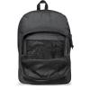 EASTPAK Pinnacle – 38L Everyday Backpack with Dual Compartments, Organizer Front Pocket, Quilted Back Panel & Shaped Shoulder Straps, Black(Black Denim)