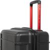 EASTPAK Resist’R Zip M – 63L Hardshell Suitcase with Dual Compartments, TSA Lock, Silent 360° Spinner Wheels & Water-Resistant Design, Black(Black)