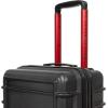 EASTPAK Resist’R Zip S – 34L Hardshell Suitcase with Dual Compartments, TSA Lock, Silent 360° Spinner Wheels & Water-Resistant Design, Black(Black)