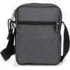 EASTPAK The One – Compact Crossbody Bag with Multiple Zipped Pockets, Adjustable Strap, Everyday Utility(Black Denim)