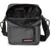 EASTPAK The One – Compact Crossbody Bag with Multiple Zipped Pockets, Adjustable Strap, Everyday Utility(Black Denim)