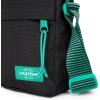 EASTPAK The One – Compact Crossbody Bag with Multiple Zipped Pockets, Adjustable Strap, Everyday Utility(Kontrast Stripe Black)