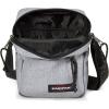 EASTPAK The One – Compact Crossbody Bag with Multiple Zipped Pockets, Adjustable Strap, Everyday Utility(Sunday Grey)