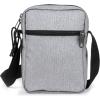 EASTPAK The One – Compact Crossbody Bag with Multiple Zipped Pockets, Adjustable Strap, Everyday Utility(Sunday Grey)