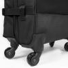 EASTPAK Trans4 L – 80L Large Wheeled Luggage with Dual Compartments, TSA Lock, 360° Spinner Wheels, and Diamond-Embossed Handle, Ultra Marine(Black)