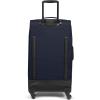 EASTPAK Trans4 L – 80L Large Wheeled Luggage with Dual Compartments, TSA Lock, 360° Spinner Wheels, and Diamond-Embossed Handle, Ultra Marine(Brize Palm Aqua)