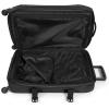EASTPAK Trans4 S – 44L Large Wheeled Luggage with Dual Compartments, TSA Lock, 360° Spinner Wheels, and Diamond-Embossed Handle, Black(Brize Retro Navy)