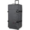 Eastpak Tranverz L – 121L Large Wheeled Luggage with Dual Compartments, TSA Lock, Compression Straps & Smooth-Wheeling System, Sunday Grey(Black Denim)