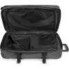 Eastpak Tranverz L – 121L Large Wheeled Luggage with Dual Compartments, TSA Lock, Compression Straps & Smooth-Wheeling System, Sunday Grey(Black Denim)