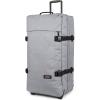 Eastpak Tranverz L – 121L Large Wheeled Luggage with Dual Compartments, TSA Lock, Compression Straps & Smooth-Wheeling System, Sunday Grey(Sunday Grey)
