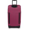 Eastpak Tranverz L – 121L Large Wheeled Luggage with Dual Compartments, TSA Lock, Compression Straps & Smooth-Wheeling System, Sunday Grey(Wine Burgundy)