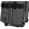 Eastpak Tranverz M – 78L Large Wheeled Luggage with Dual Compartments, TSA Lock, Compression Straps & Smooth-Wheeling System, Black(Black Denim)
