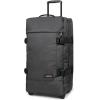 Eastpak Tranverz M – 78L Large Wheeled Luggage with Dual Compartments, TSA Lock, Compression Straps & Smooth-Wheeling System, Black(Black Denim)