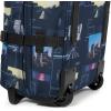 Eastpak Tranverz M – 78L Large Wheeled Luggage with Dual Compartments, TSA Lock, Compression Straps & Smooth-Wheeling System, Black(Shapes Blue)