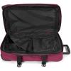 Eastpak Tranverz M – 78L Large Wheeled Luggage with Dual Compartments, TSA Lock, Compression Straps & Smooth-Wheeling System, Black(Wine Burgundy)