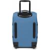 Eastpak Tranverz S – 42L Large Wheeled Luggage with Dual Compartments, TSA Lock, Compression Straps & Smooth-Wheeling System, Sunday Grey(Aviator Blue)