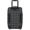 Eastpak Tranverz S – 42L Large Wheeled Luggage with Dual Compartments, TSA Lock, Compression Straps & Smooth-Wheeling System, Sunday Grey(Checker Dark Grey)