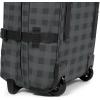 Eastpak Tranverz S – 42L Large Wheeled Luggage with Dual Compartments, TSA Lock, Compression Straps & Smooth-Wheeling System, Sunday Grey(Checker Dark Grey)