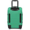 Eastpak Tranverz S – 42L Large Wheeled Luggage with Dual Compartments, TSA Lock, Compression Straps & Smooth-Wheeling System, Sunday Grey(Gem Green)