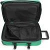 Eastpak Tranverz S – 42L Large Wheeled Luggage with Dual Compartments, TSA Lock, Compression Straps & Smooth-Wheeling System, Sunday Grey(Gem Green)