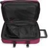 Eastpak Tranverz S – 42L Large Wheeled Luggage with Dual Compartments, TSA Lock, Compression Straps & Smooth-Wheeling System, Sunday Grey(Wine Burgundy)