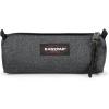 EASTPAK Benchmark Single Pencil Case – Water-Resistant Polyester, Zipper Compartment, Lightweight & Durable, Black Denim