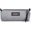 EASTPAK Benchmark Single Pencil Case – Water-Resistant Polyester, Zipper Compartment, Lightweight & Durable, Sunday Grey(Sunday Grey)