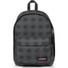EASTPAK Out Of Office – 31L Backpack with Dual Compartments, 16” Laptop Sleeve, Security Pocket, Bottle Holder & Air Mesh Straps, Wine Burgundy(Checker Dark Grey/Black)