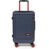 EASTPAK Resist’R Zip Cabin – 28L Hardshell Carry-On with Dual Compartments, 360° Spinner Wheels, TSA Lock & Telescopic Handle, Black(Marine Navy)