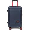 EASTPAK Resist’R Zip S – 34L Hardshell Suitcase with Dual Compartments, TSA Lock, Silent 360° Spinner Wheels & Water-Resistant Design, Black(Marine Navy)