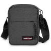 EASTPAK The One – Compact Crossbody Bag with Multiple Zipped Pockets, Adjustable Strap, Everyday Utility(Black Denim)