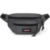 Eastpak Doggy Bag – 3L Waistpack with Front & Back Zip Pockets, Adjustable Belt, Lightweight & Vegan-Friendly, Ultra Marine(Black Denim)
